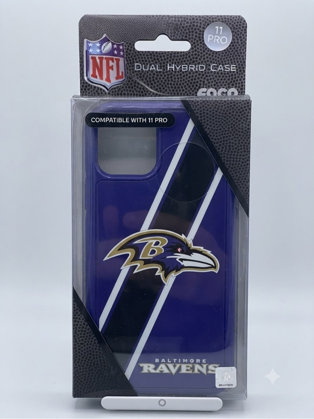NFL Baltimore Ravens iPhone 11 Pro Dual Hybrid Phone Case Cover NIB
